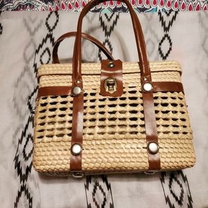 Vintage Wicker Purse